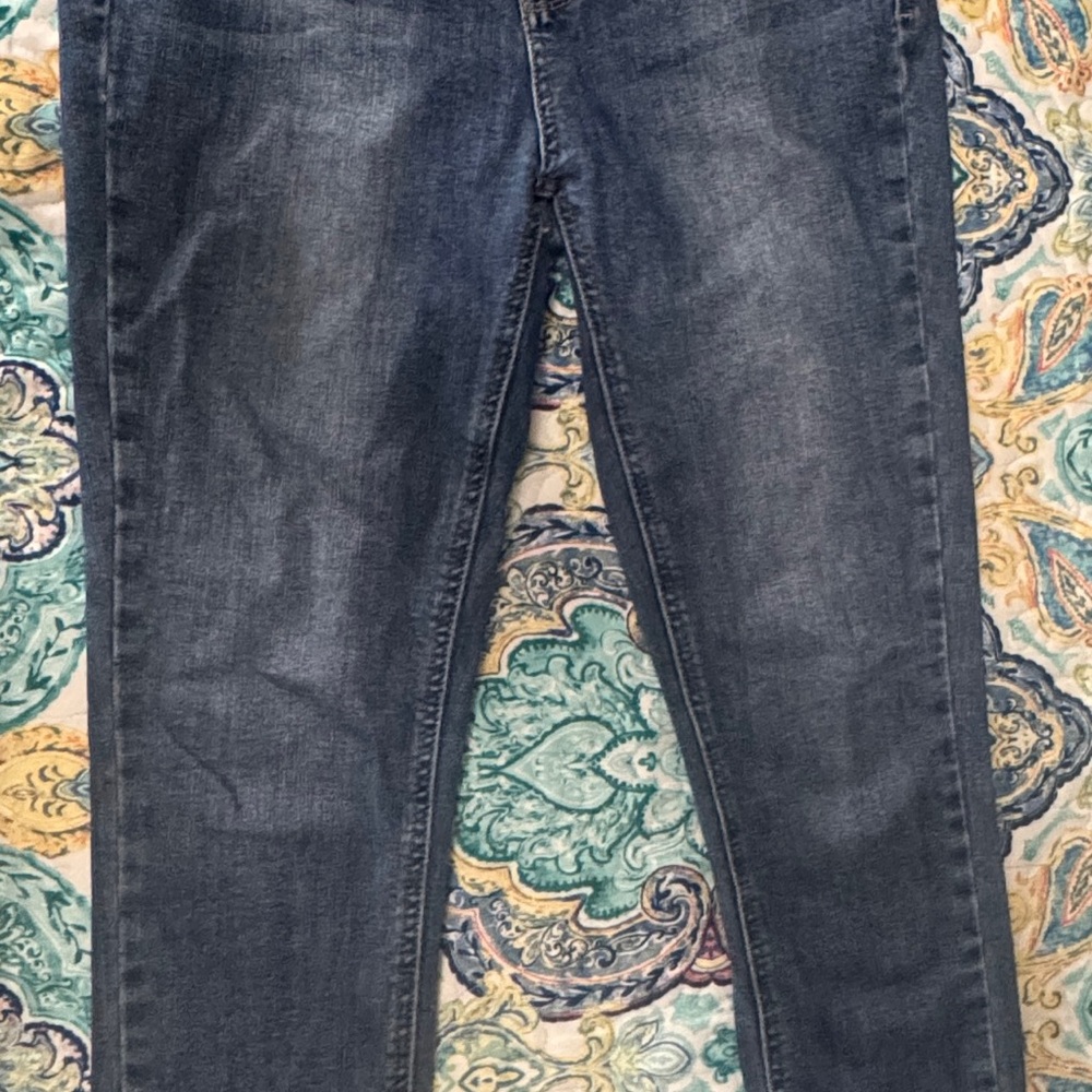 Judy Blue Skinny Jeans Blue Distressed
